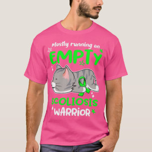 T-shirt Surtout courir sur un guerrier de Scoliose vide