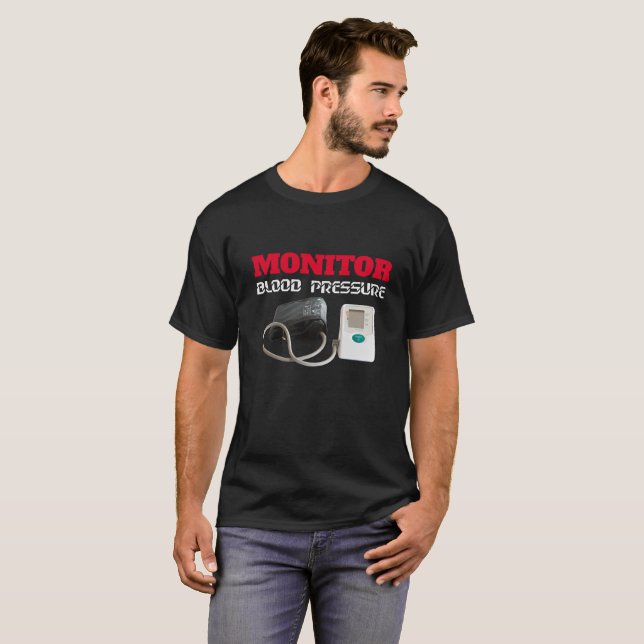 T-shirt Surveillance de la pression sanguine (Devant entier)