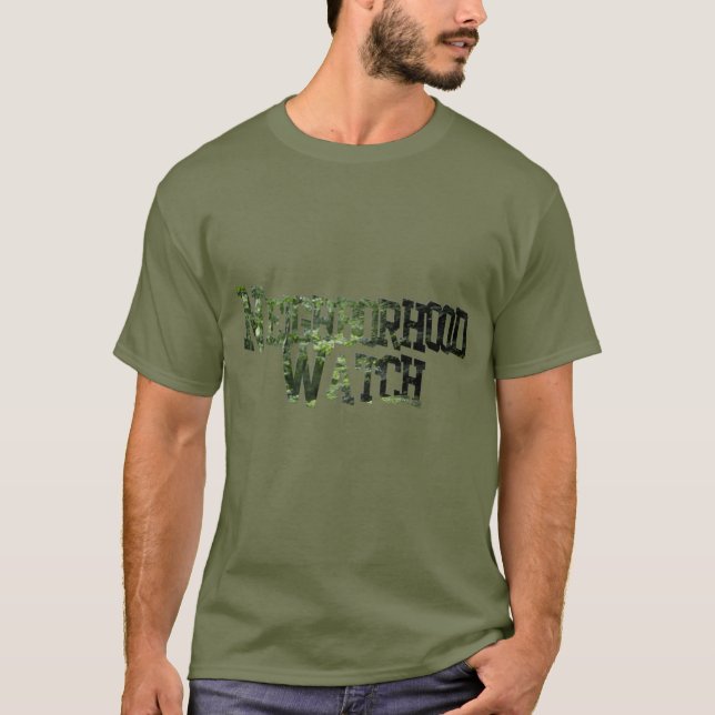 T-shirt Surveillance de quartier (Devant)