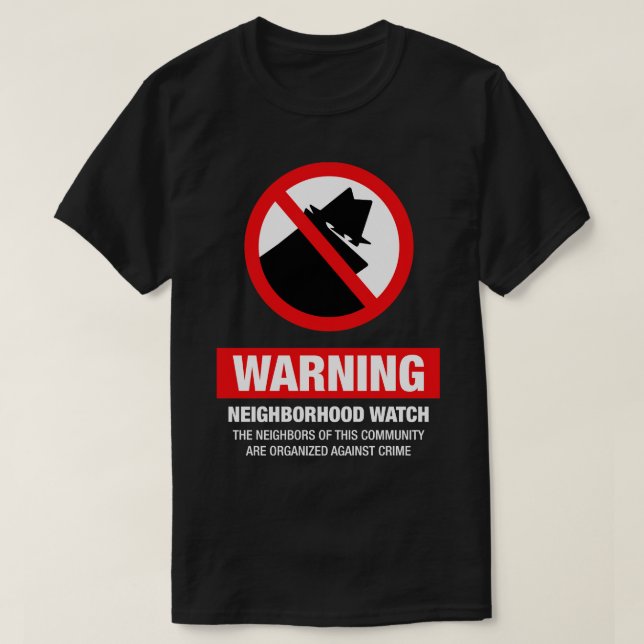 T-shirt Surveillance de quartier (Design devant)