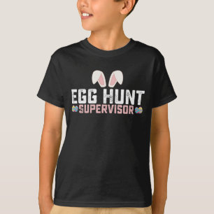 T-shirt Surveillant de chasse aux œufs drôle de lapin de P
