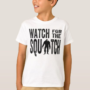 T-shirt Surveillez la Squatch - Drôle Bigfoot
