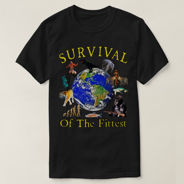 T-shirt Survie De L'Essai D'Aptitude 1 (Design devant)