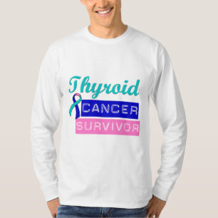 T-shirt Survivant de cancer de la thyroïde