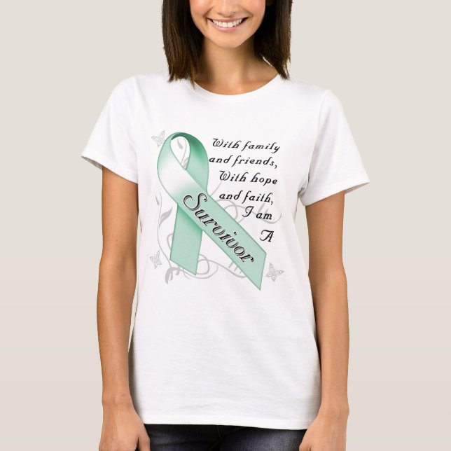 T-shirt Survivant de Cancer ovarien (Devant)