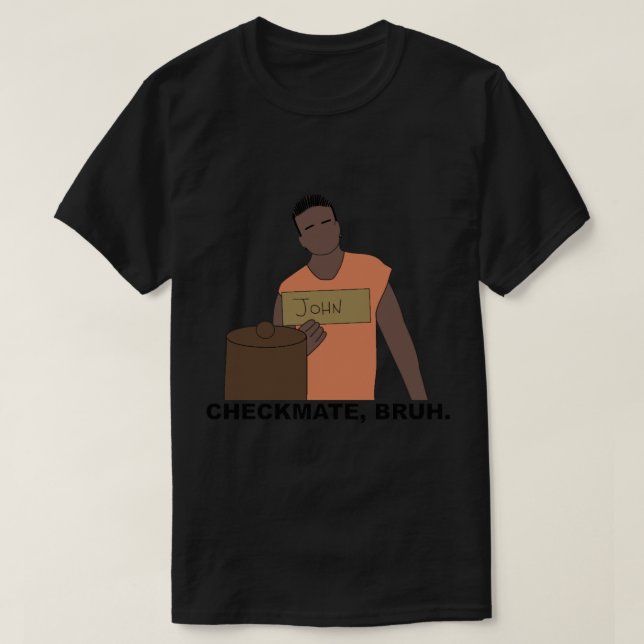 T-shirt Survivant de CBS Sean Rector - Checkmate, bruh (Design devant)