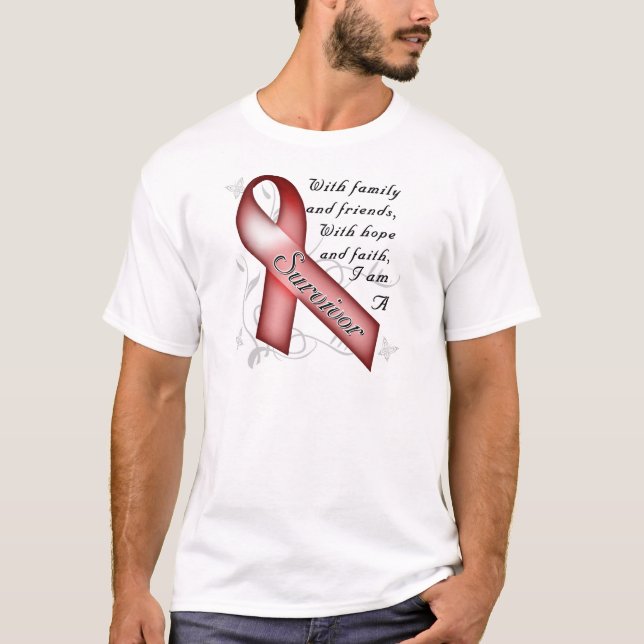 T-shirt Survivant de drépanocytose (Devant)