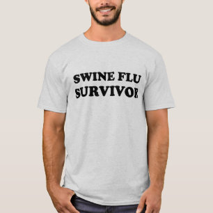 T-shirt Survivant de grippe de porcs (chemise légère)