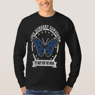 T-shirt Survivant de la chirurgie Linx ruban bleu papillon