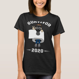T-shirt Survivant De La Grande Pénurie De Papier Toilette