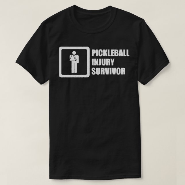 T-shirt Survivant de la lésion de Pickleball (Design devant)