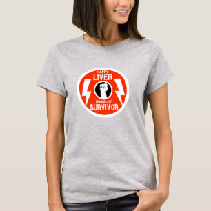 T-shirt Survivant de la transplantation du foie