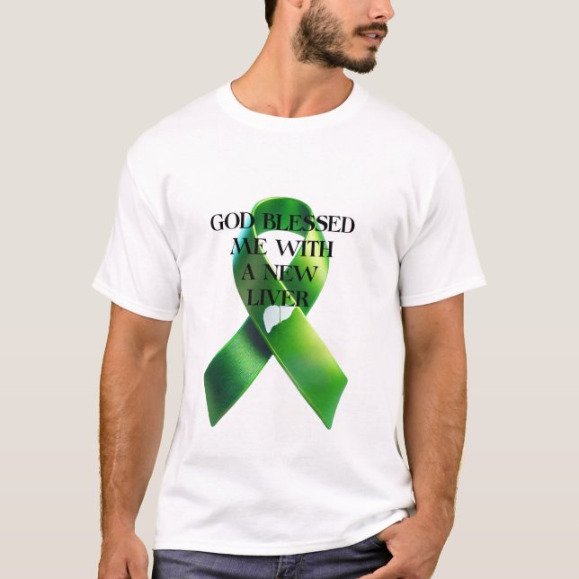 T-shirt Survivant de la transplantation du foie (Devant)
