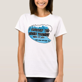 T-shirt Survivant de tsunami