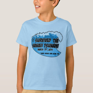 T-shirt Survivant de tsunami