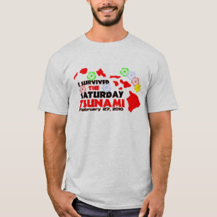 T-shirt Survivant de tsunami (2 dégrossis)