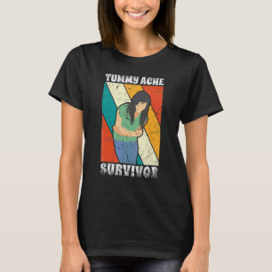 T-shirt Survivant des Maux de Ventre   Mal de Ventre Mon V