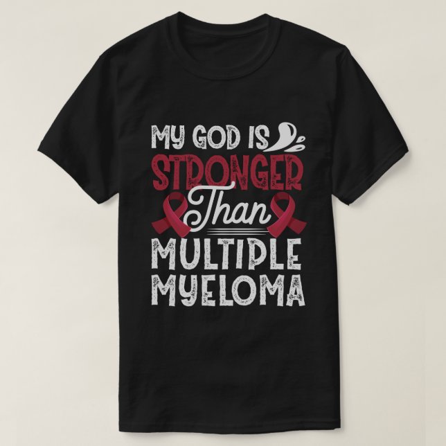 T-shirt Survivant du cancer du sang RD - Myélome multiple  (Design devant)