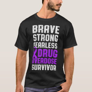 T-shirt Survivant du guerrier de sensibilisation à la surd