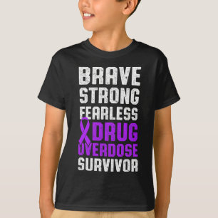 T-shirt Survivant du guerrier de sensibilisation à la surd