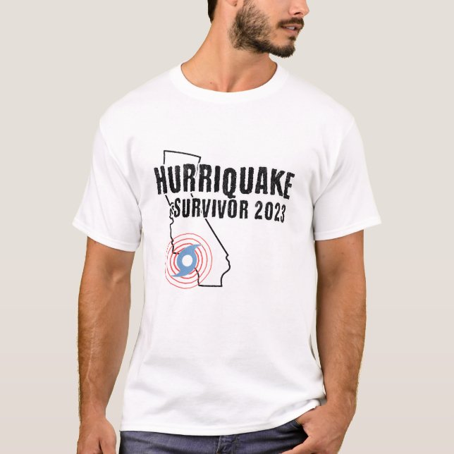 T-shirt #Survivant du tremblement de terre 2023 (Devant)