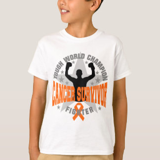T-shirt Survivant dur de champion du monde de leucémie