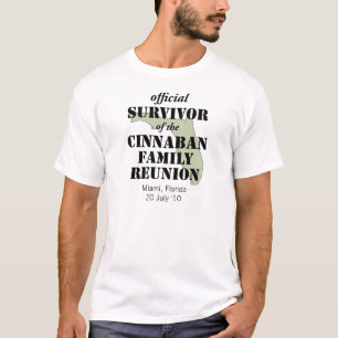 T-shirt Survivant officiel de la Réunion familiale - Flori