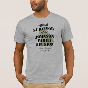 T-shirt Survivant officiel de la Réunion familiale - Georg
