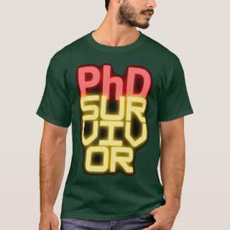 T-shirt Survivant PhDModélisation phd tendance