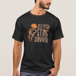 T-shirt Survivant piégé par une méduse Cadeau drôle de plo