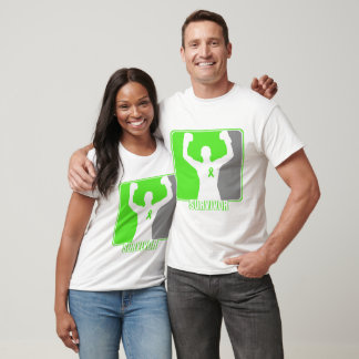 T-shirt Survivant victorieux du lymphome de non-Hodgkin