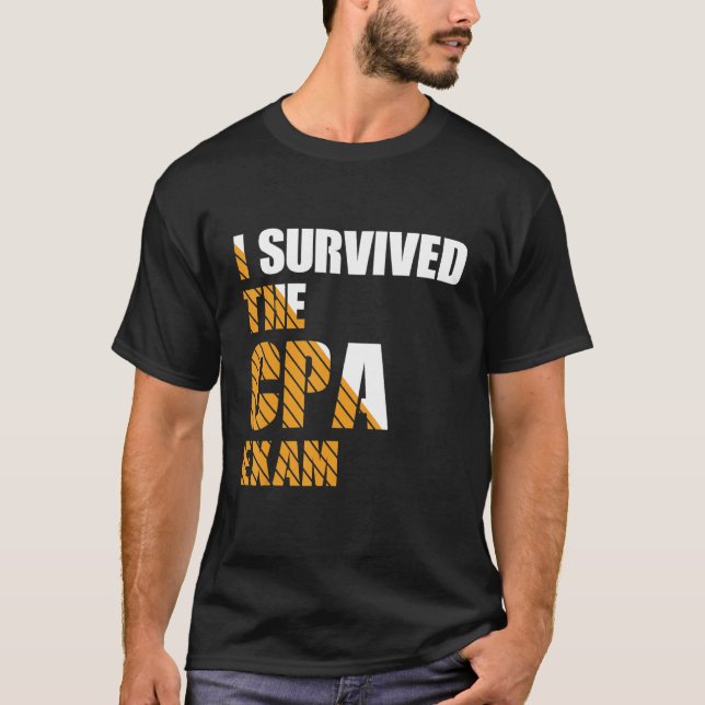 T-shirt Survived The CPA Exam Certified Accountant (Devant)