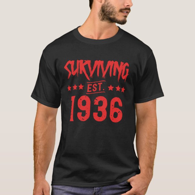 T-shirt Surviving Est 1936 (Devant)