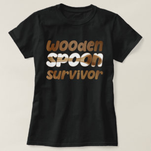 T-shirt Survivor de la cuillère en bois Drôle expression i