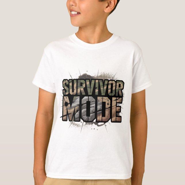 T-shirt Survivor Mode Men’s Tank Top – Strength and Power (Devant)