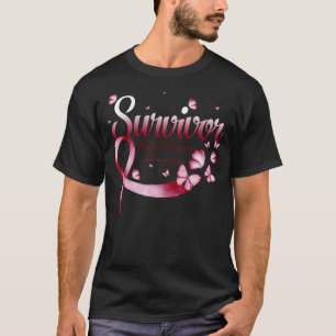 T-shirt Survivor Myeloma Awareness Butterfly
