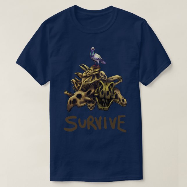 T-SHIRT SURVIVRE (Design devant)