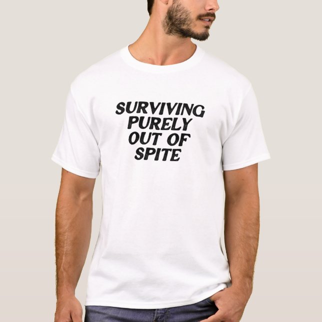 T-shirt Survivre Purement Hors D'Espèce (Devant)
