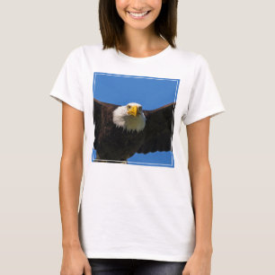 T-shirt Survol de pygargue à tête blanche de près