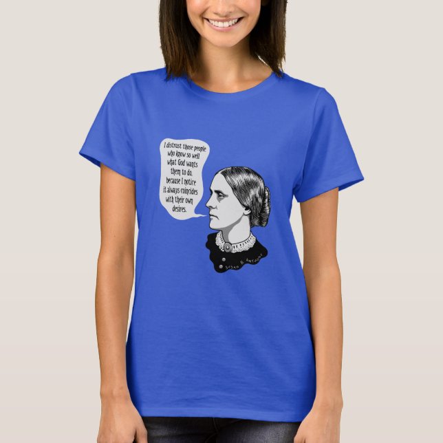 T-shirt Susan B. Atheist (Devant)