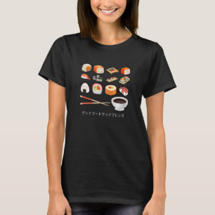 T-shirt Sushi Bonne nourriture bons amis    Mignon Amusant