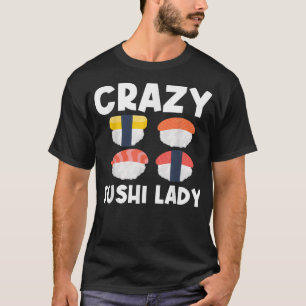 T-shirt Sushi cool Pour Femmes Maman Japonaise Sashimi Fru