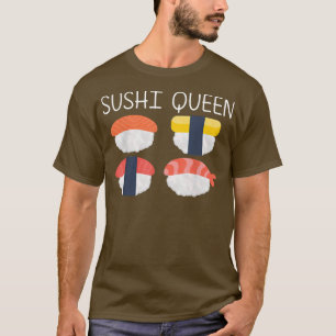 T-shirt Sushi cool Pour Femmes Maman Japonaise Sashimi Fru