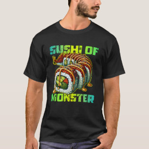 T-shirt sushi de monstre