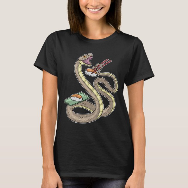 T-shirt Sushi de serpent (Devant)