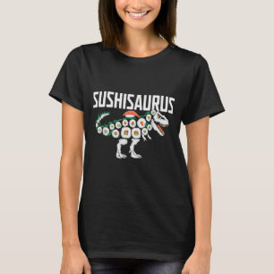 T-shirt Sushi Dinosaure T-rex Nourriture Japonaise Sushi R