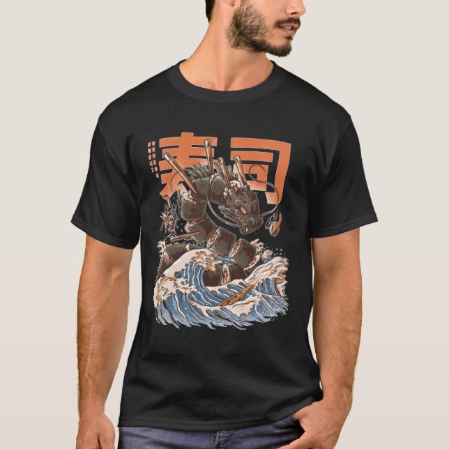 T-shirt Sushi Dragon (Devant)