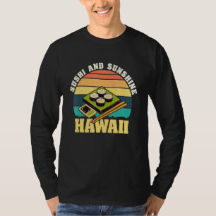 T-shirt Sushi Et Sunshine Vacances Été Japon Nourriture