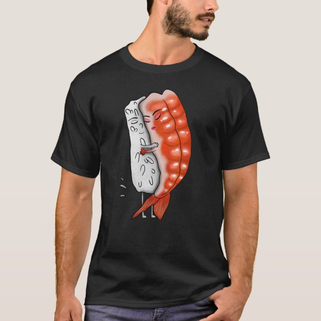 T-shirt sushi hug (Devant)