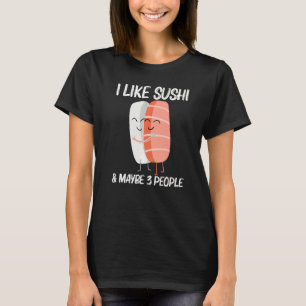 T-shirt Sushi Mignon Pour Hommes Femmes Cuisine Japonaise